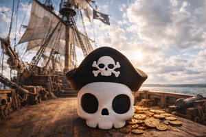 Skull Beard Oil Holder